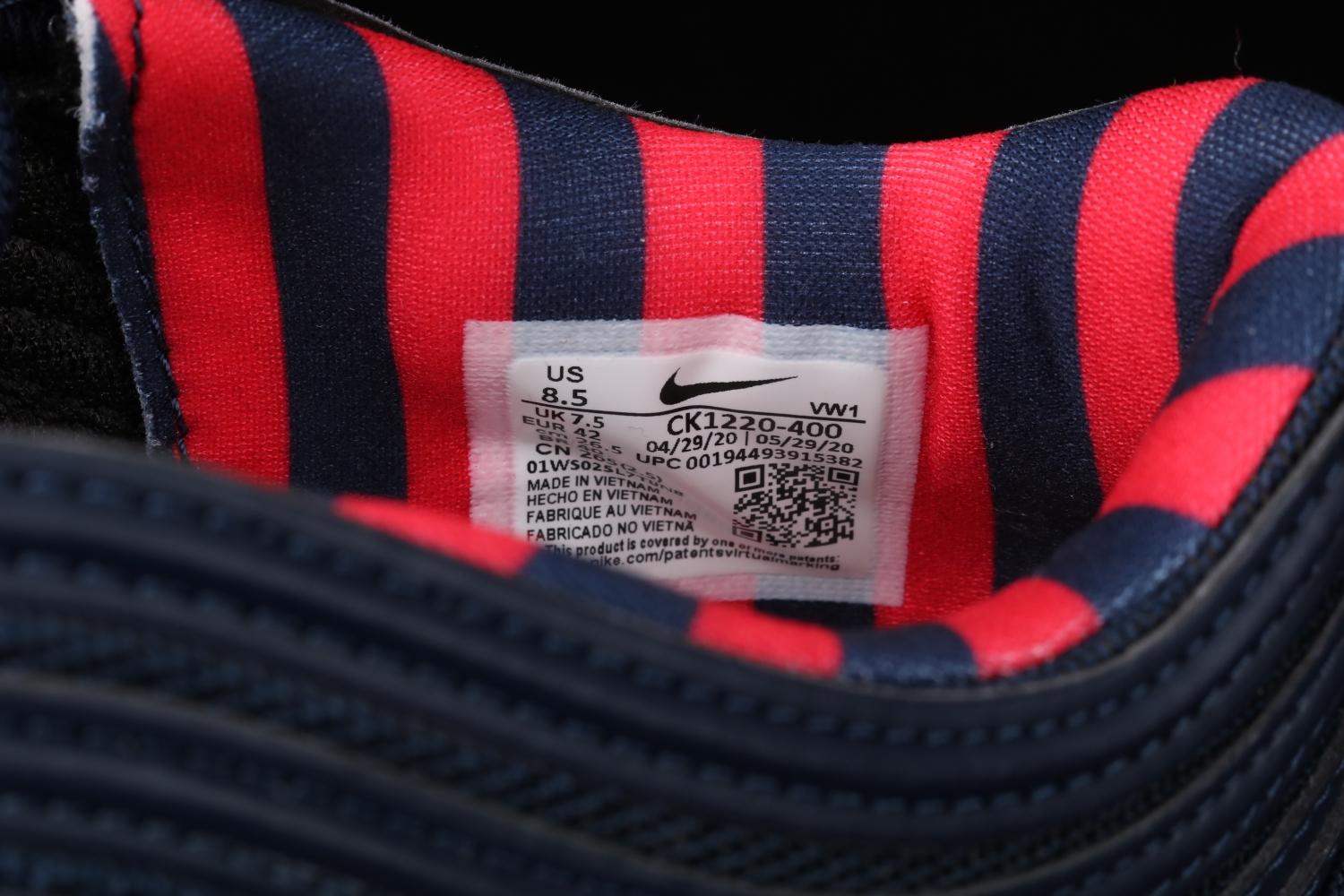 Nike Air Max 97 Golf NRG Wing It Obsidian Navy Gym Red CK1220-400