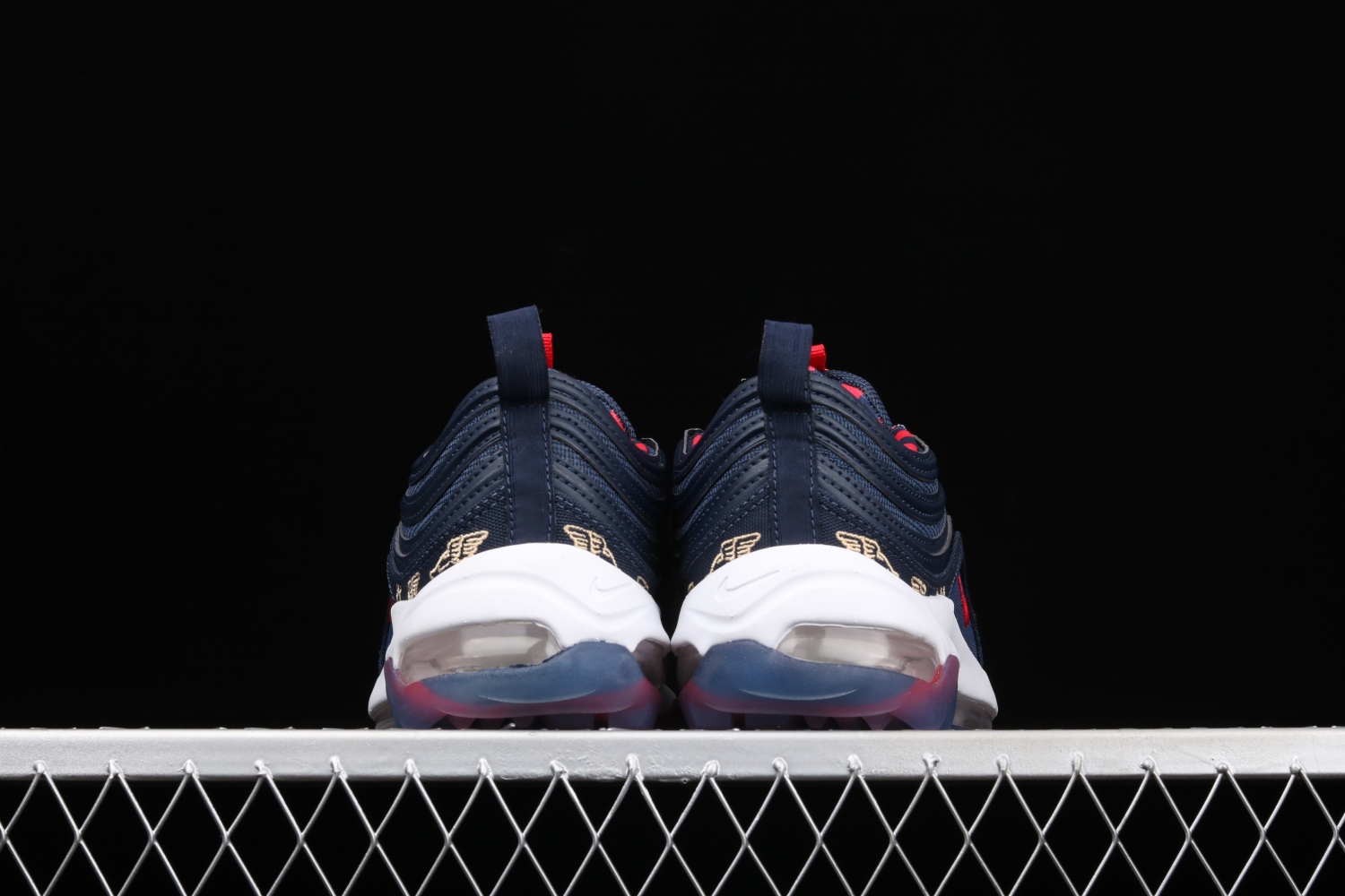 Nike Air Max 97 Golf NRG Wing It Obsidian Navy Gym Red CK1220-400