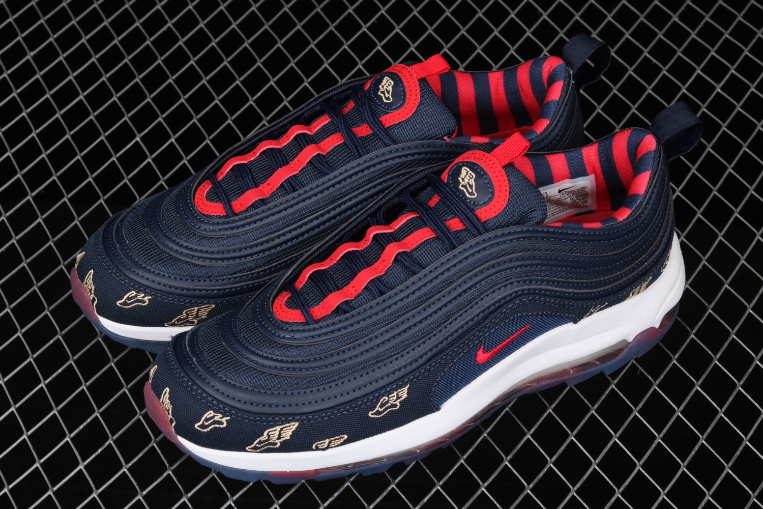 Nike Air Max 97 Golf NRG Wing It Obsidian Navy Gym Red CK1220-400