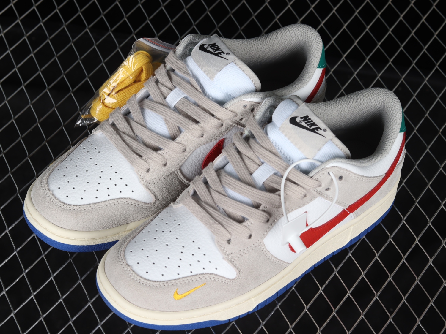 Nike Dunk Low Light Iron Ore Red Blue DV3497-001
