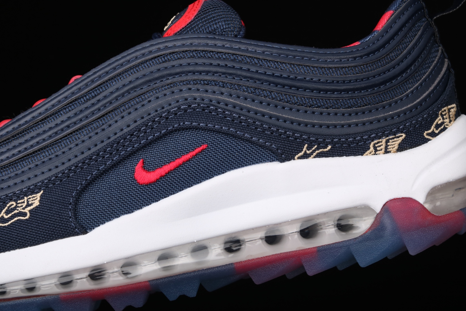 Nike Air Max 97 Golf NRG Wing It Obsidian Navy Gym Red CK1220-400