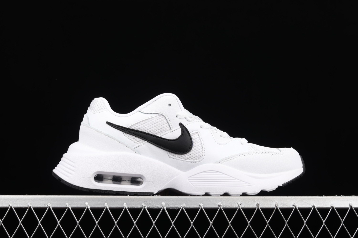 Nike Air Max Fusiong White Black Shoes  CJ1671-100