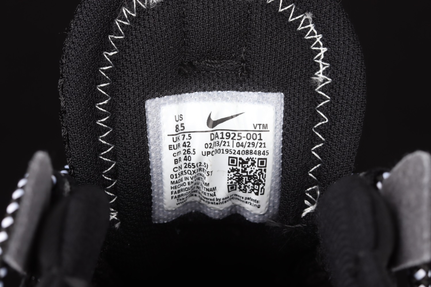 Nike Air Max 2021 Black White DA1925-001