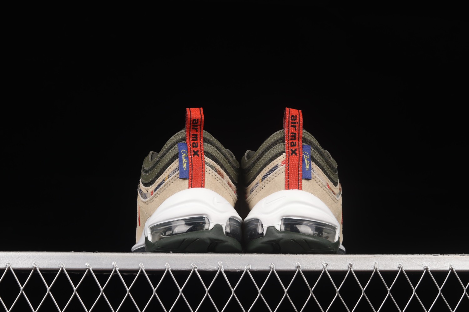 Nike Air Max 97 By You Black Olive Basketball Shoes DC3494-992