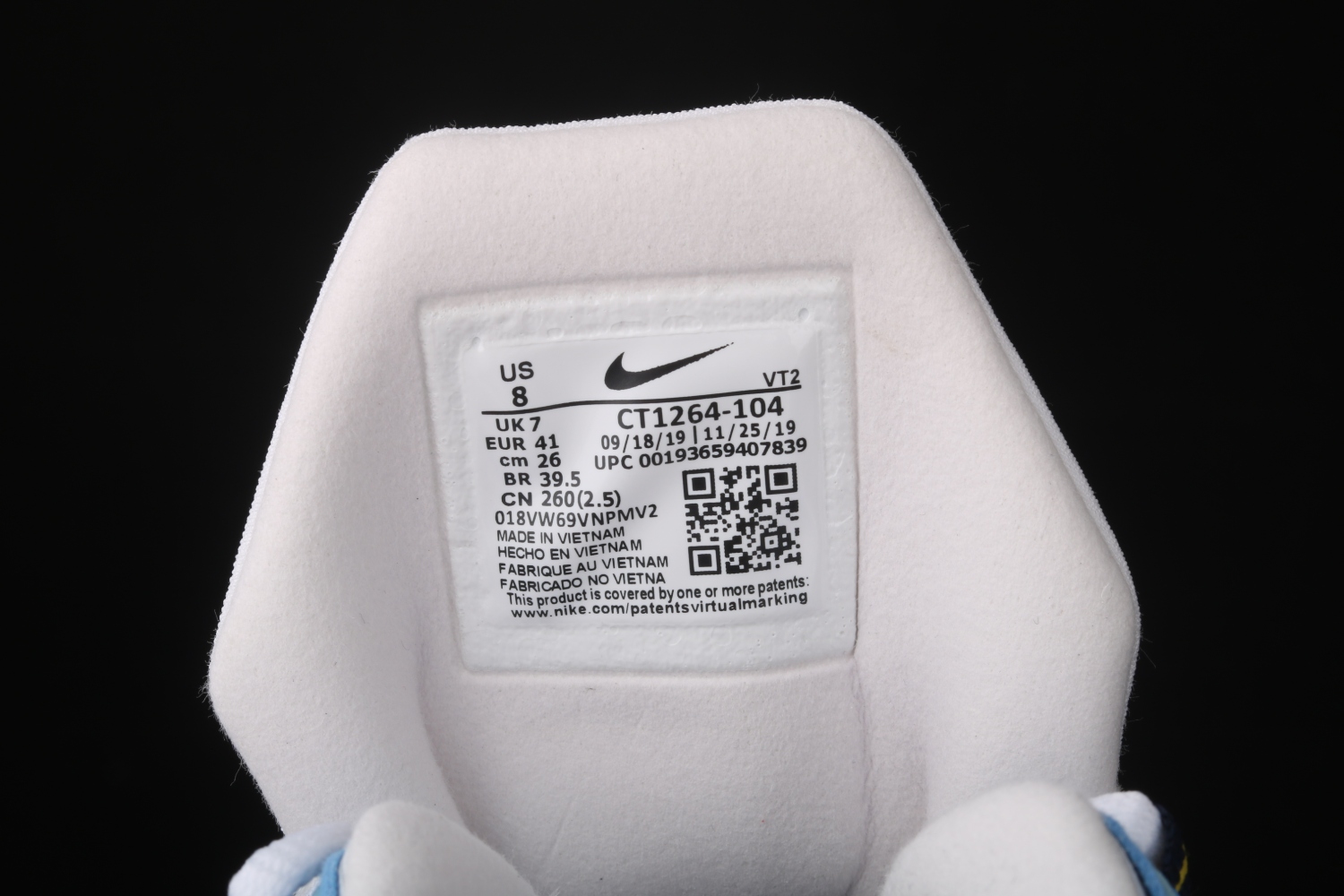 Nike Air Max 270 React UNC CT1264-104