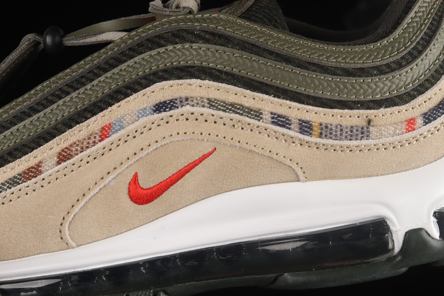 Nike Air Max 97 By You Black Olive Basketball Shoes DC3494-992