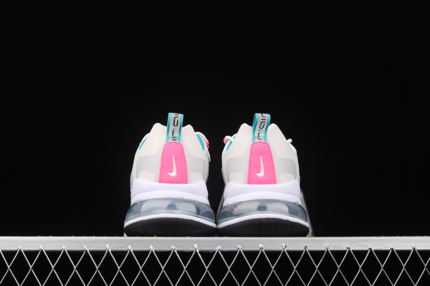 Nike Air Max 270 React White Pink Grey Shoes CZ1612-100