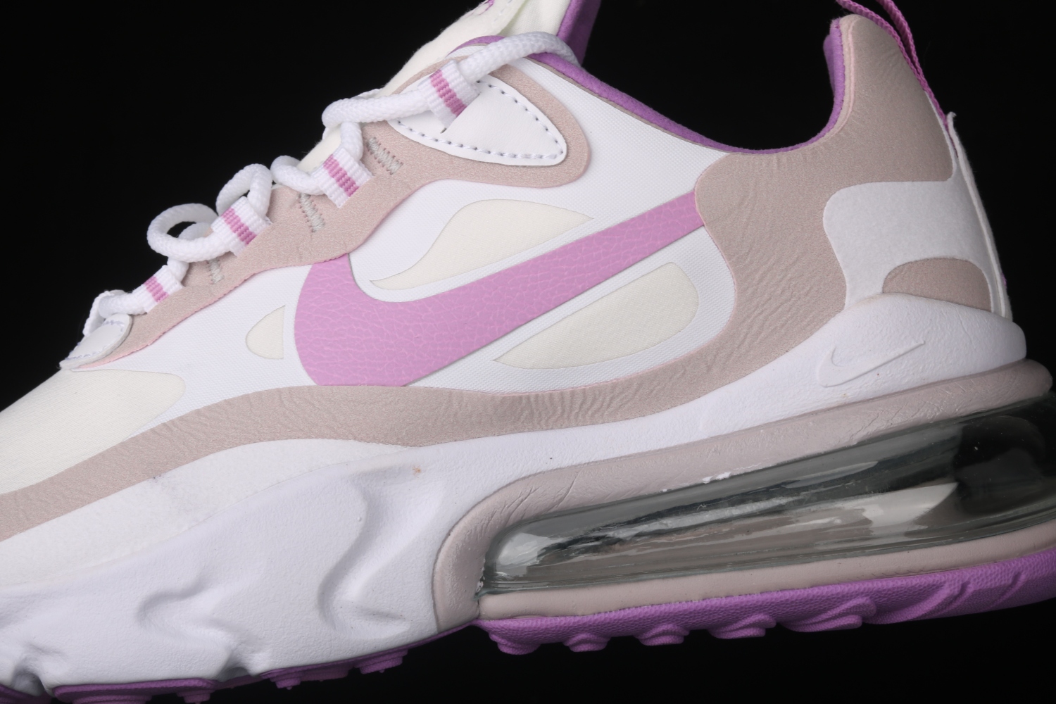 Nike Air Max 270 React White Light Violet Pink Shoes CZ1609-100