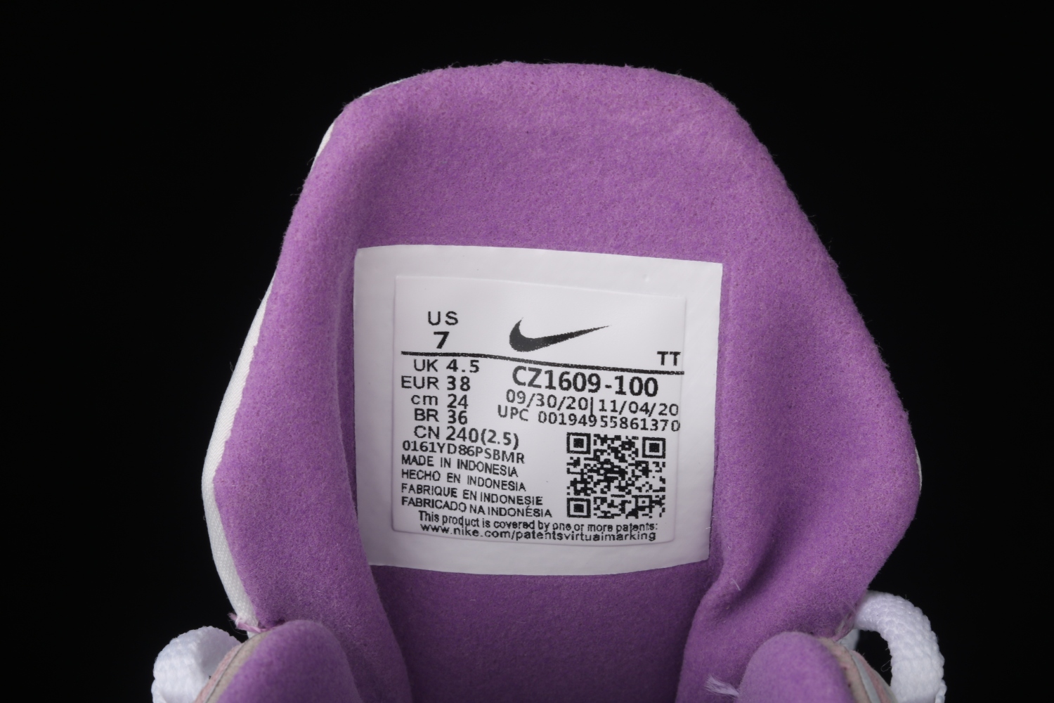 Nike Air Max 270 React White Light Violet Pink Shoes CZ1609-100