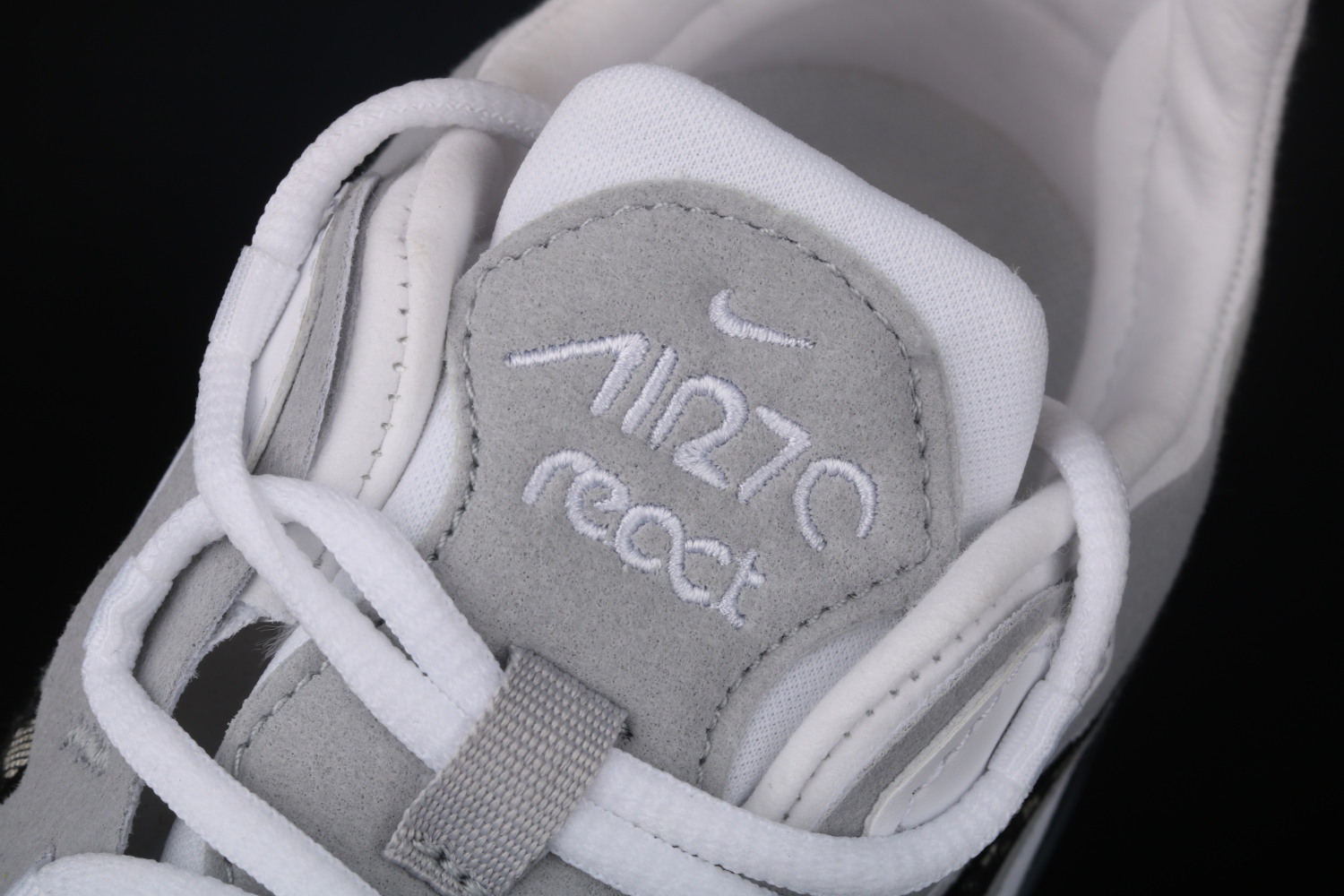 Nike Air Max 270 React White Grey Black AO4971-800