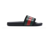 Gucci Rubber Slides Red Green 308234