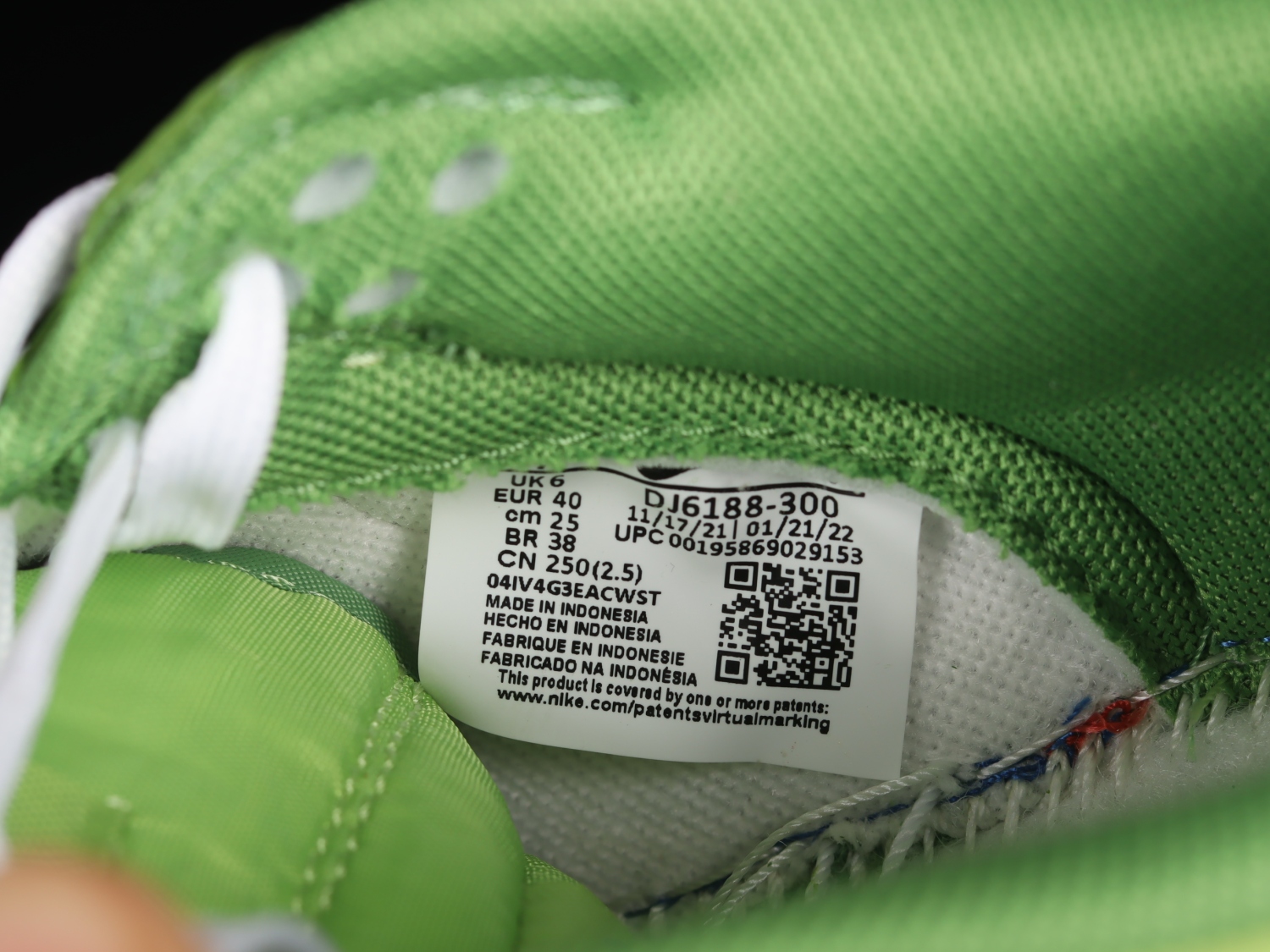 Nike Dunk Low Chlorophyll  DJ6188-300