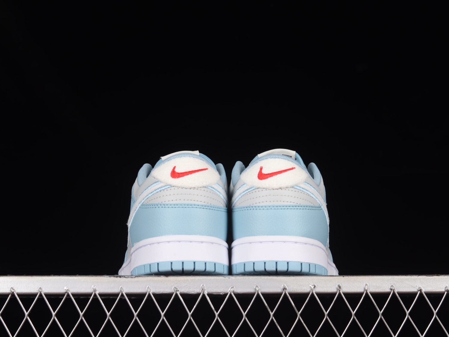 Nike Dunk Low Retro Fleece Swoosh Worn Blue  FB1871-011