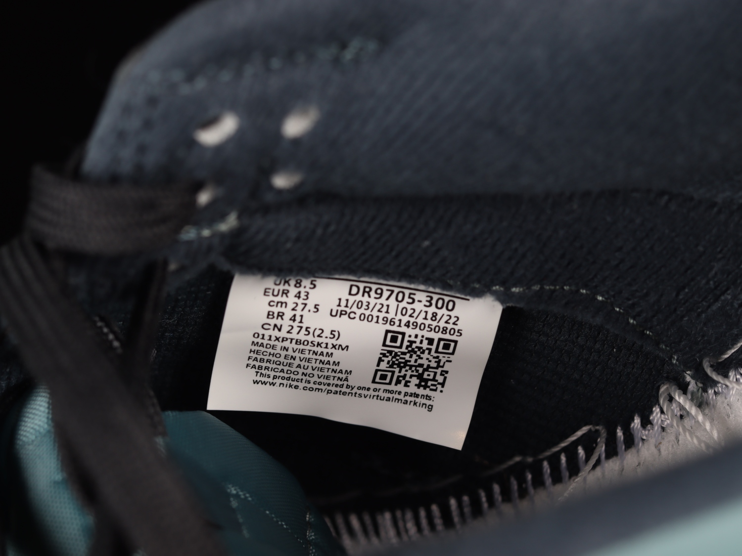 Nike Dunk Low Mineral Slate Armory Navy DR9705-300