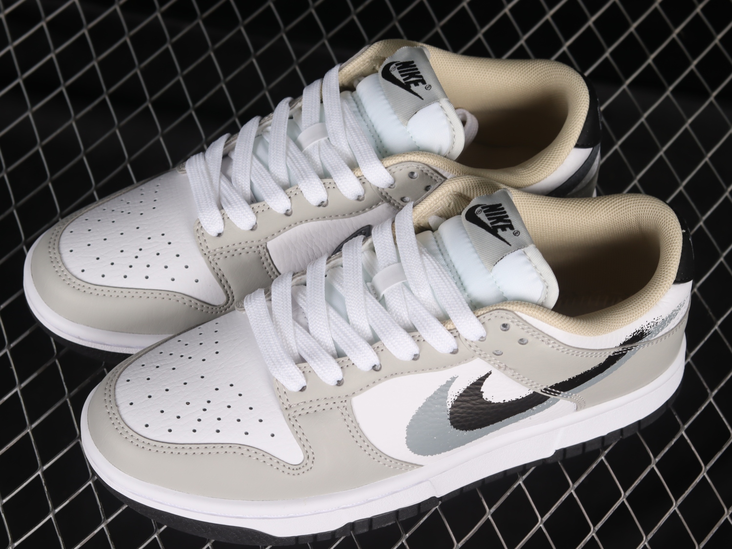 Nike Dunk Low Stencil Swoosh FD0661-100