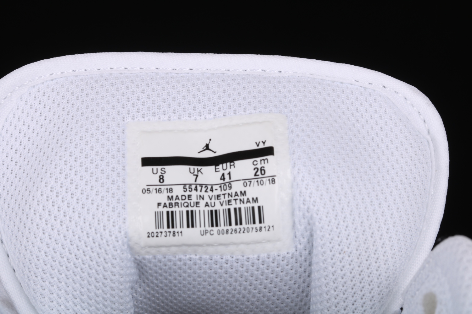 Jordan 1 Mid Triple White (2022) 554724-109