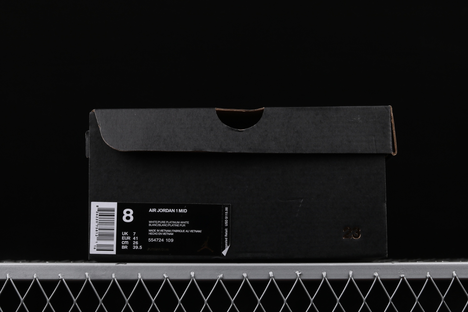 Jordan 1 Mid Triple White (2022) 554724-109