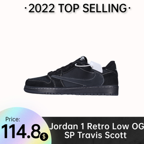 Jordan 1 Retro Low OG SP Travis Scott Black Phantom DM7866-001