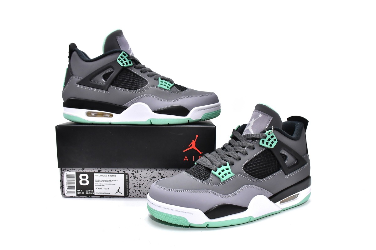 Jordan 4 Retro Green Glow 308497-033