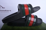 Gucci Rubber Slides Red Green 308234