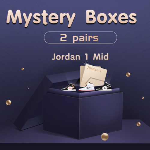 Jordan 1 Mid Mystery Boxes 2 pairs (Random Style)