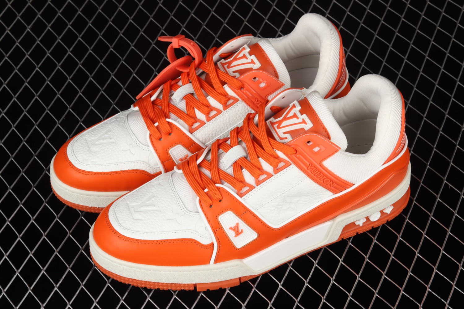 Lo**s Vu**ton LV Trainer Orange 400N ORANGE White