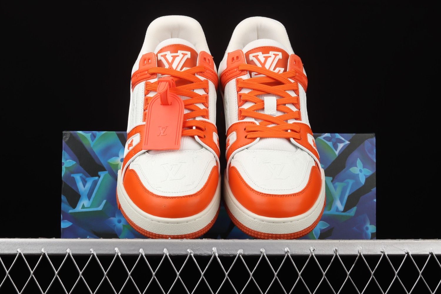 Lo**s Vu**ton LV Trainer Orange 400N ORANGE White