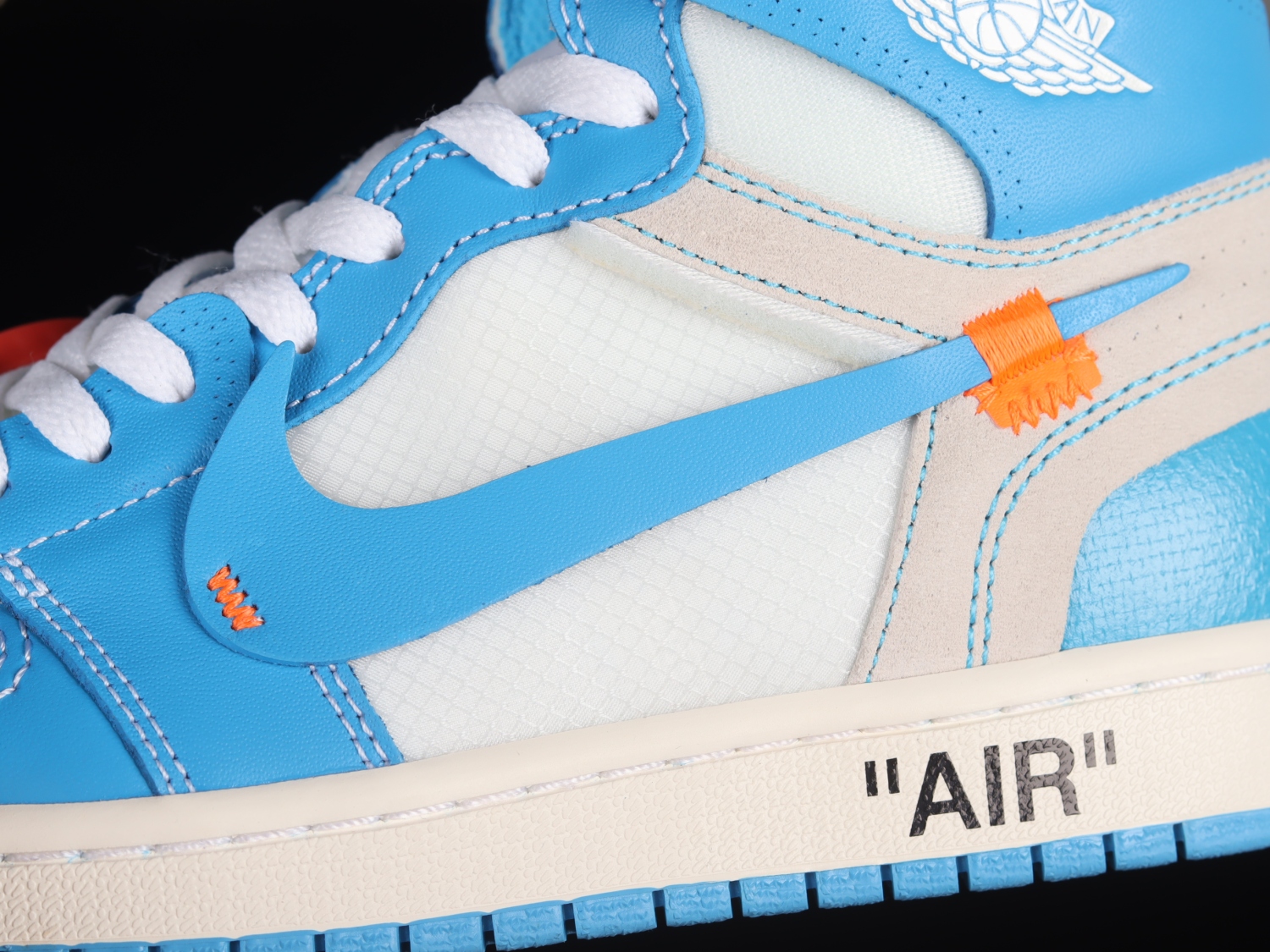 Jordan 1 Retro High Off-White University Blue AQ0818-148