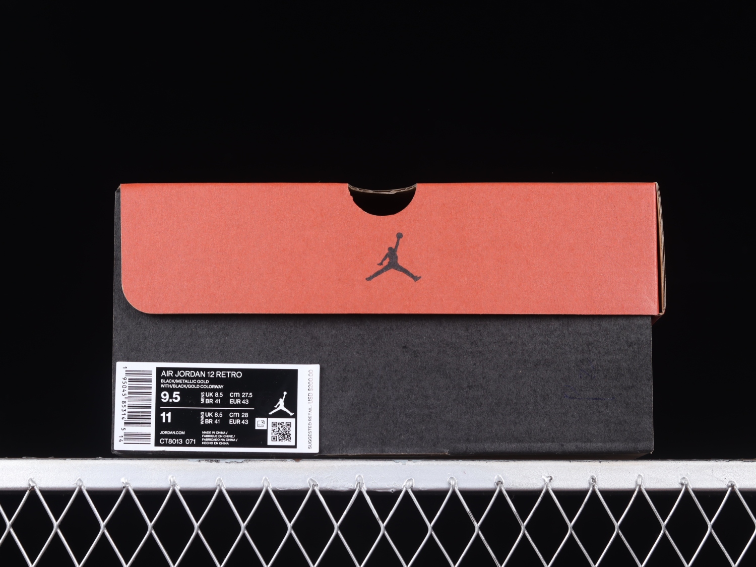 Jordan 12 Retro Black Taxi CT8013-071