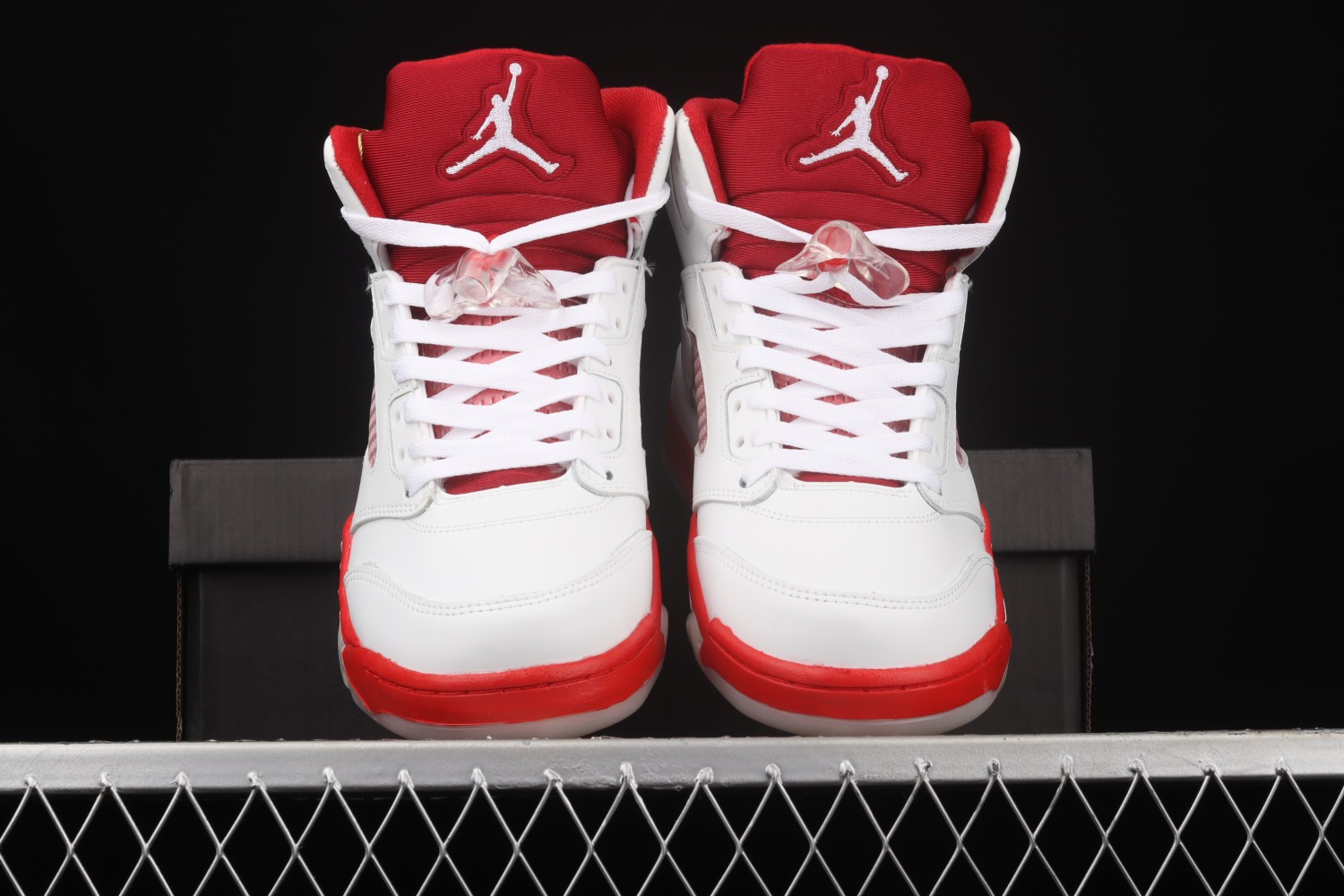 Jordan 5 Retro White Pink Red 440892-106