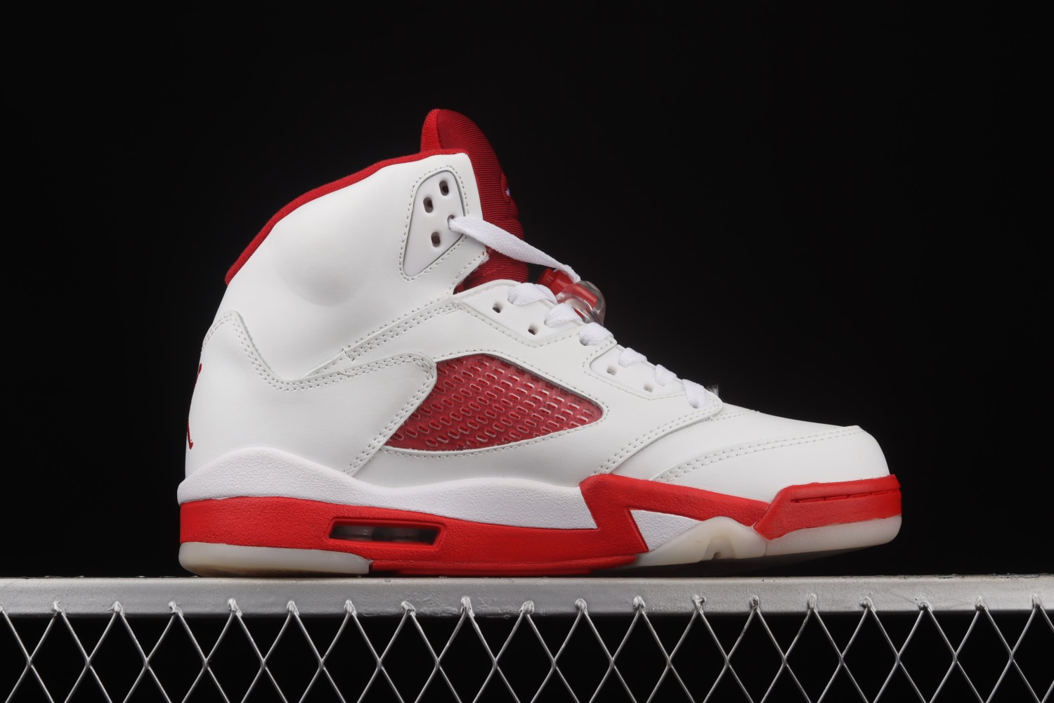 Jordan 5 Retro White Pink Red 440892-106