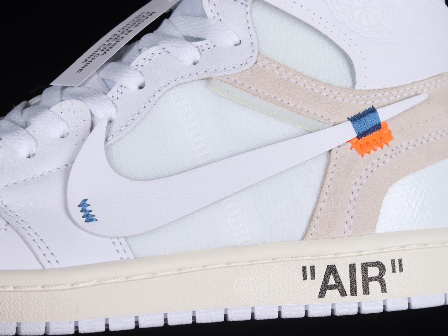 Jordan 1 Retro High Off-White White AQ0818-100（Original Batch）