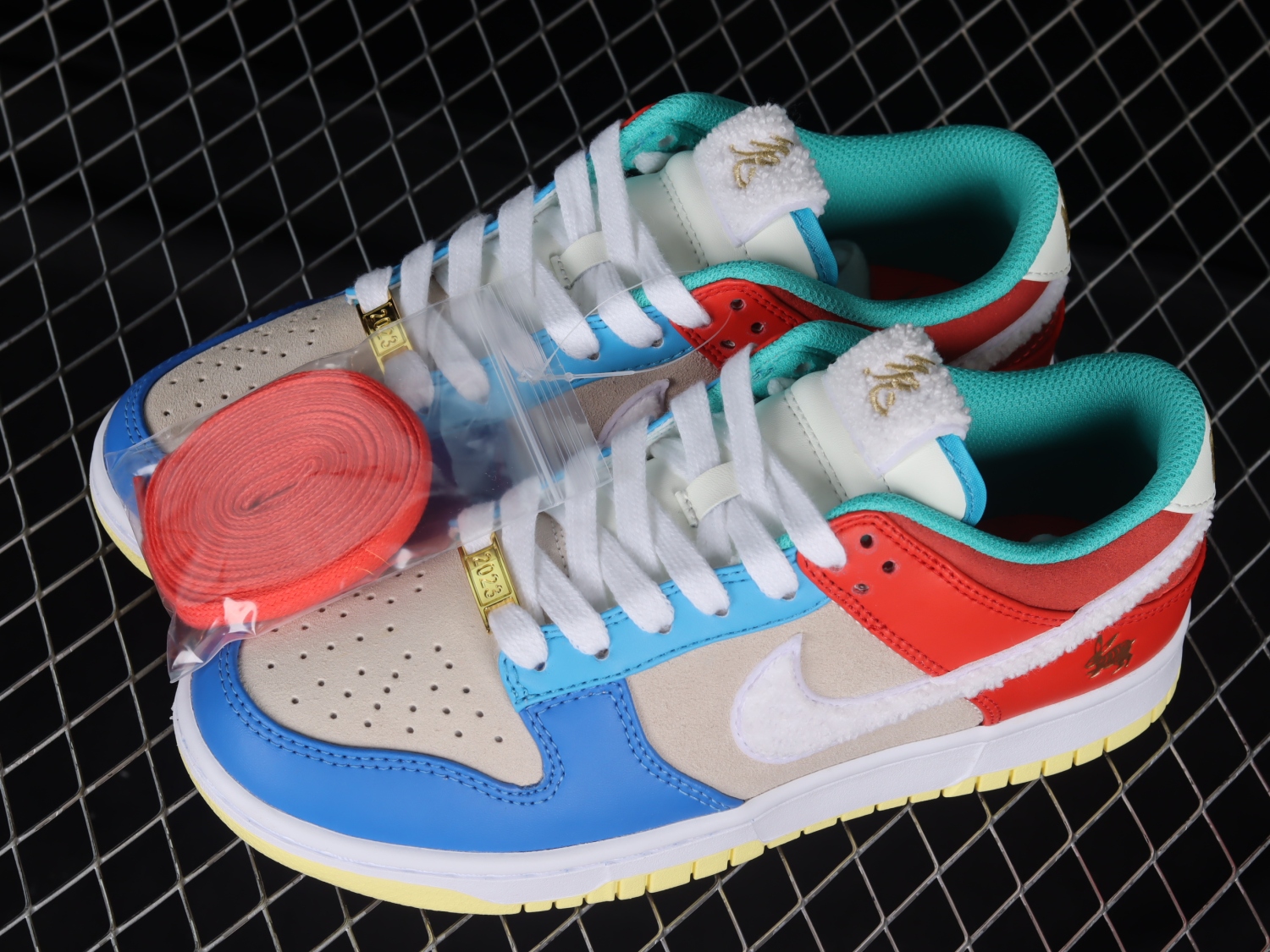 Nike Dunk Low Retro PRM Year of the Rabbit Blue Orange Cream FD4203-111