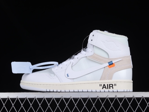 Jordan 1 Retro High Off-White White AQ0818-100（Original Batch）