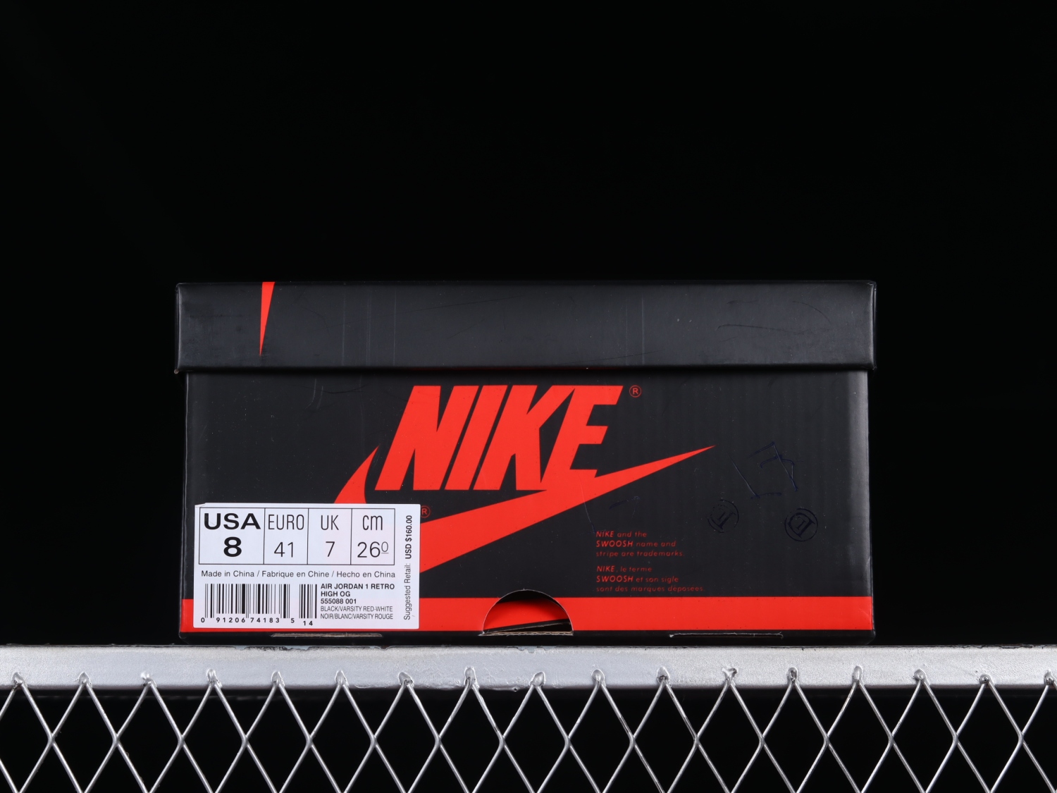 Jordan 1 Retro Bred  Banned  (2016) 555088-001