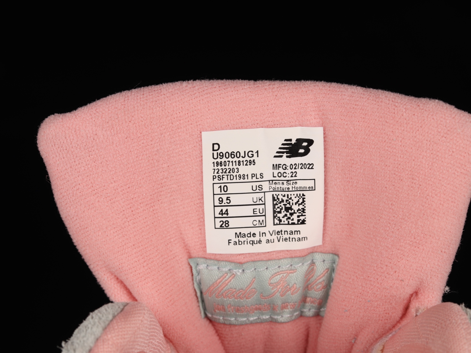 New Bal*nce 9060 Joe Freshgoods Inside Voices Baby Shower Blue U9060JG1