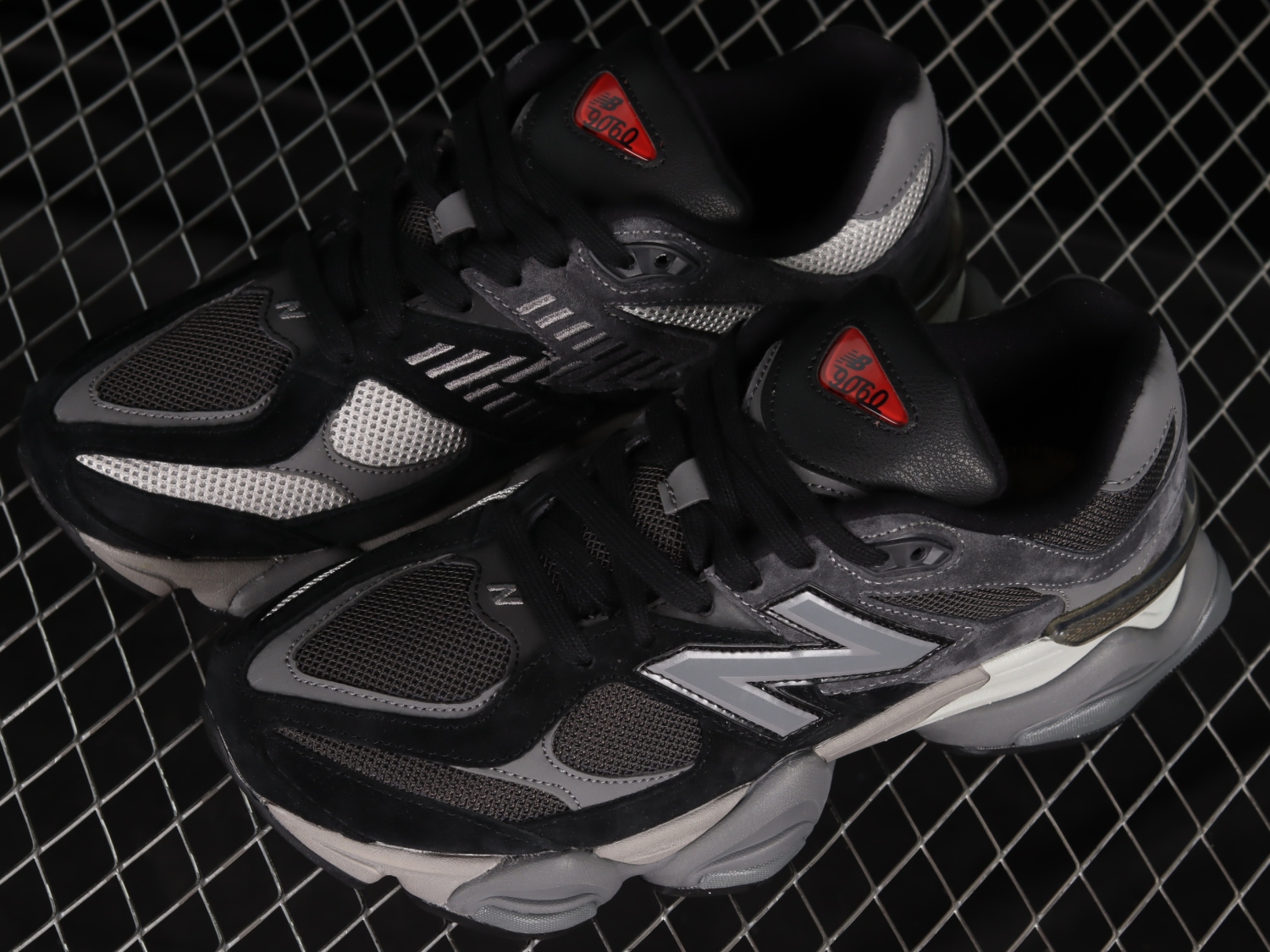 New Bal*nce 9060 Black Castlerock Grey U9060BLK