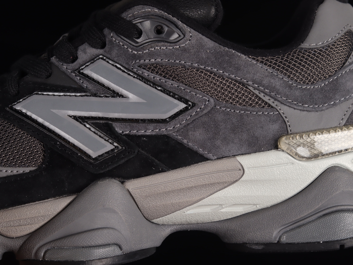 New Bal*nce 9060 Black Castlerock Grey U9060BLK