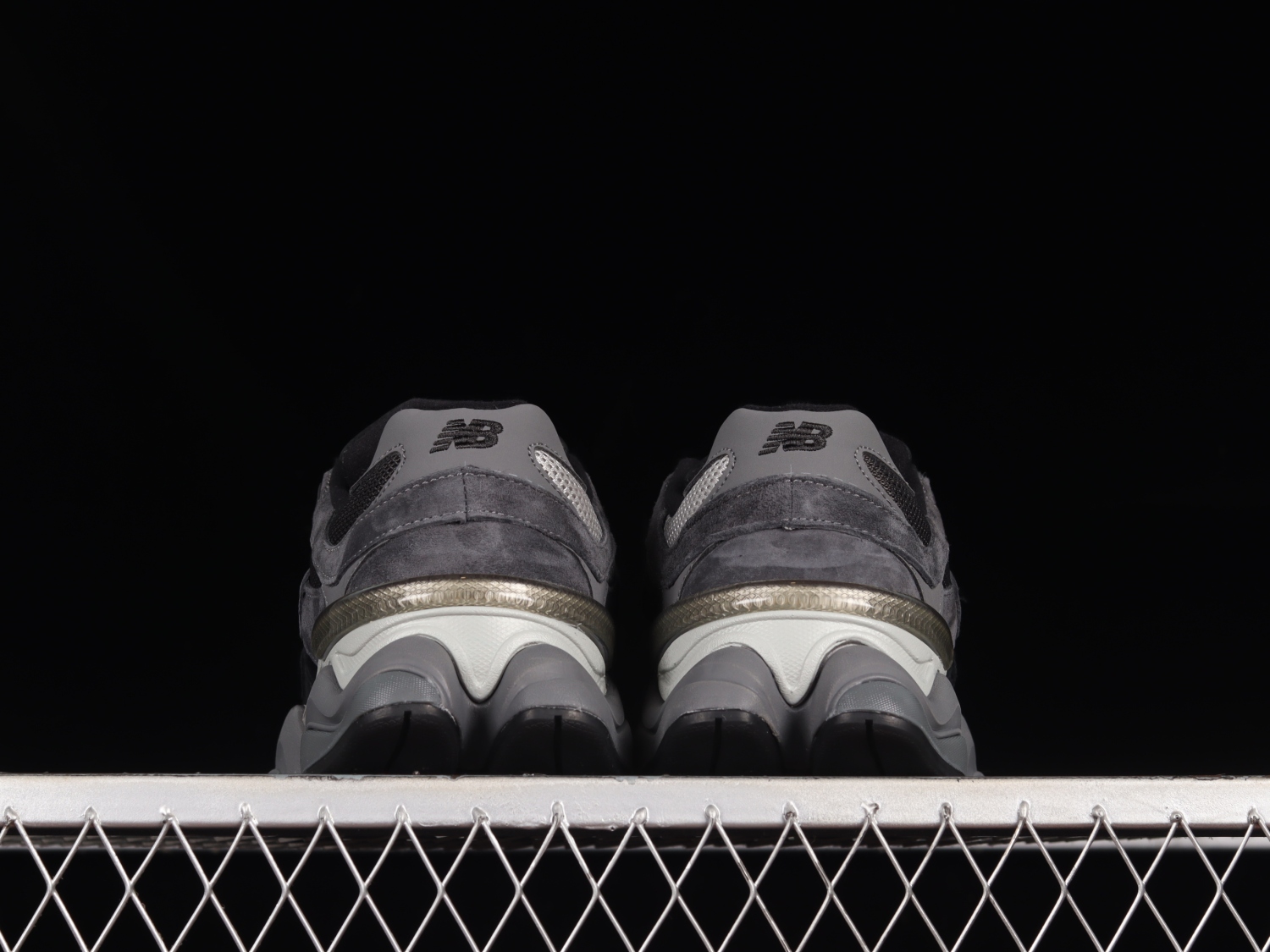 New Bal*nce 9060 Black Castlerock Grey U9060BLK