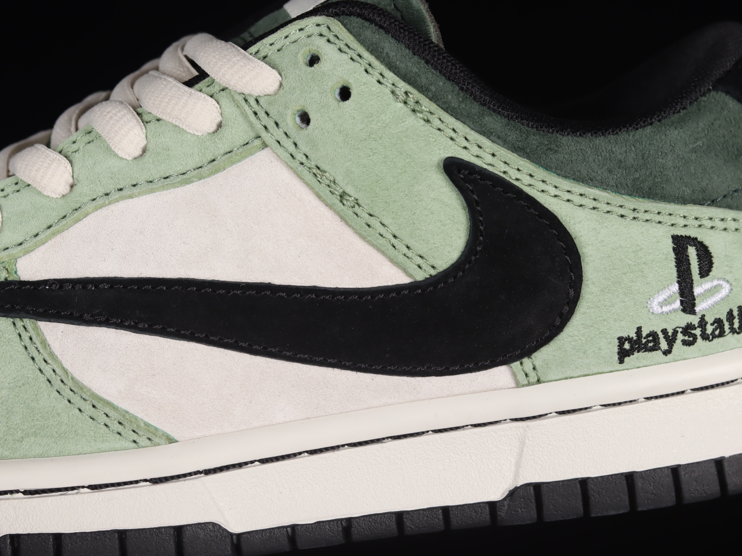 Nike SB Dunk Low Playstatlon Green White Black CU1726-777