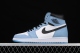 Jordan 1 Retro High White University Blue Black 555088-134