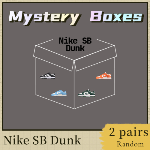 Nike SB Dunk Low Mystery Boxes 2 pairs (Random Style)