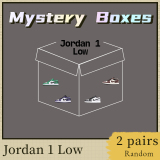 Jordan 1 Low Mystery Boxes  2 pairs (Random Style)