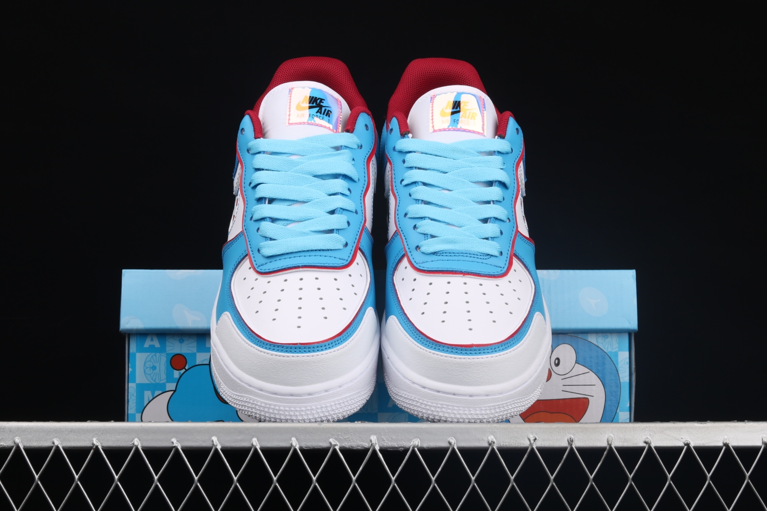 Nike Air Force 1 07 Low x Doraemon Blue White Red BQ8988-106