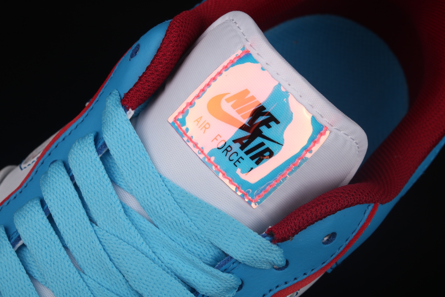 Nike Air Force 1 07 Low x Doraemon Blue White Red BQ8988-106