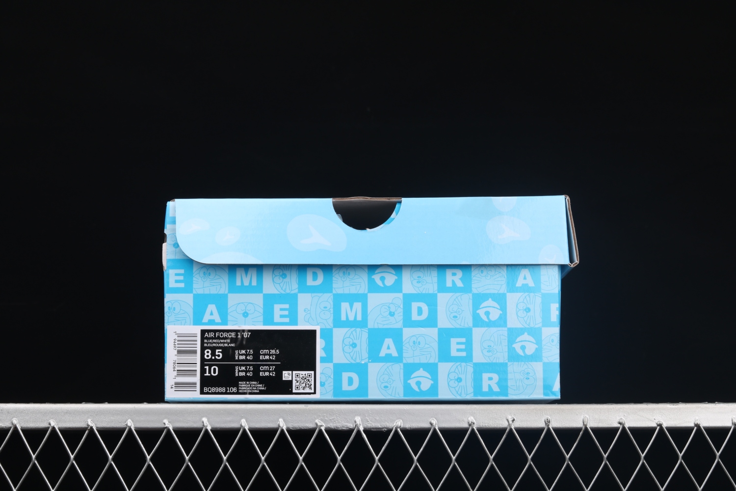 Nike Air Force 1 07 Low x Doraemon Blue White Red BQ8988-106