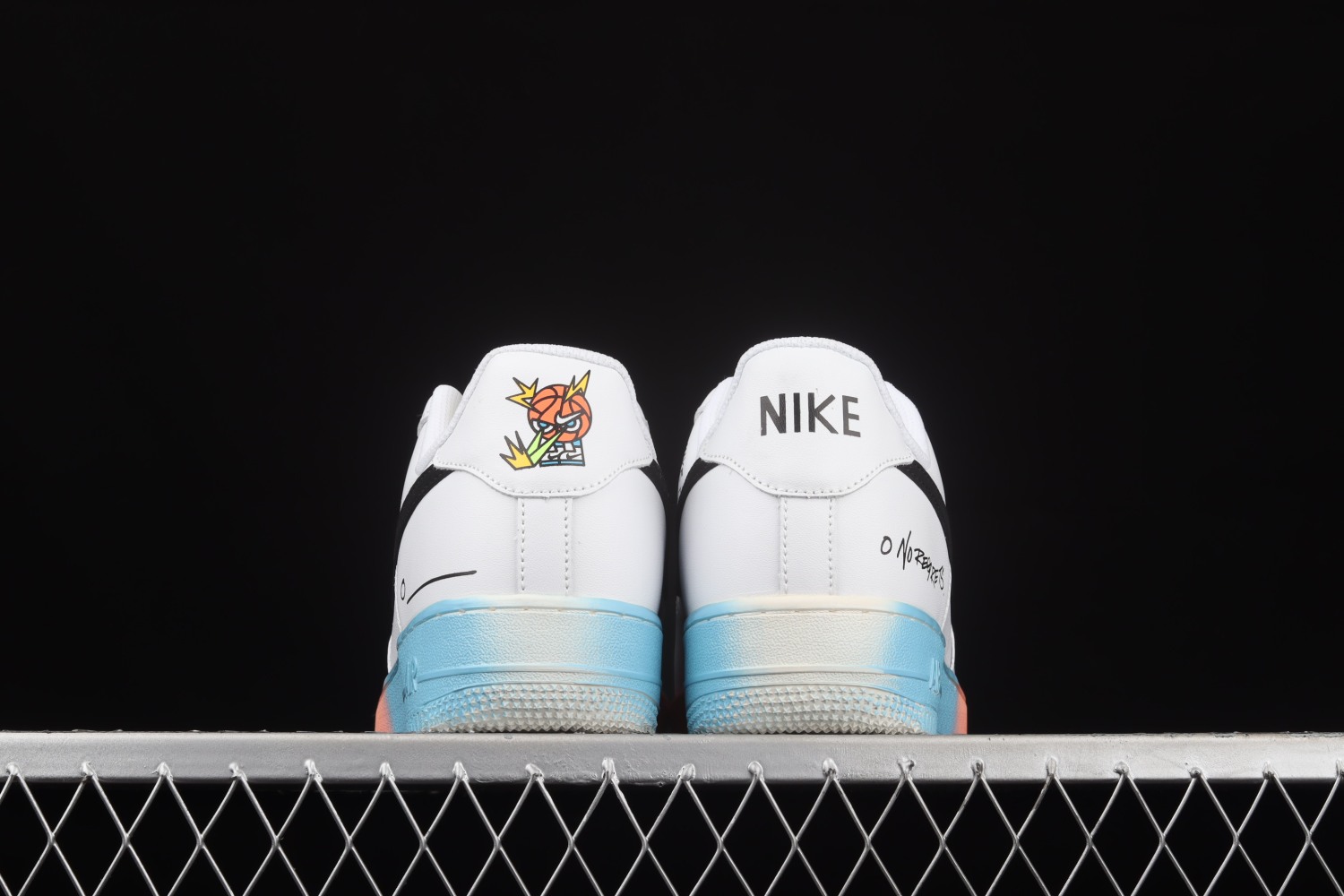 Nike Air Force 1 07 Low White Pink Blue Black DJ4679-101