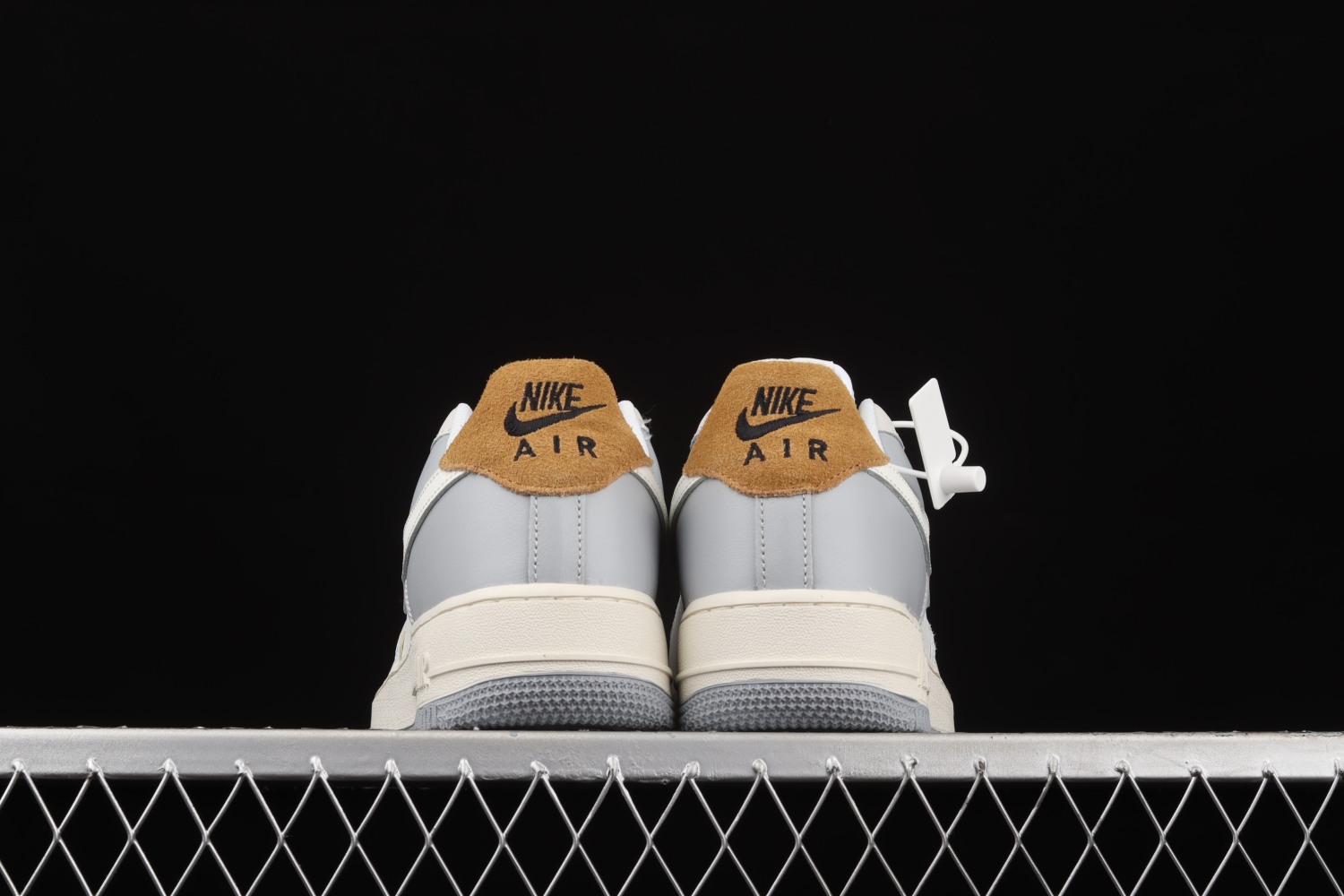 Nike Air Force 1 07 Low White Grey Brown Shoes CK5593-101