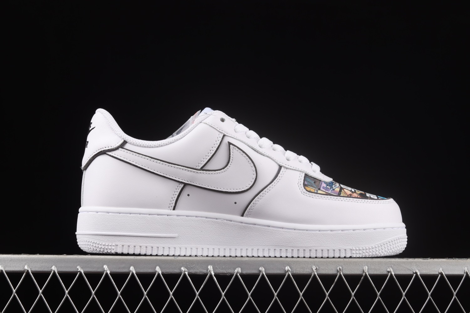 Nike Air Force 1 07 Low Xavier White Black Shoes CW2288-302