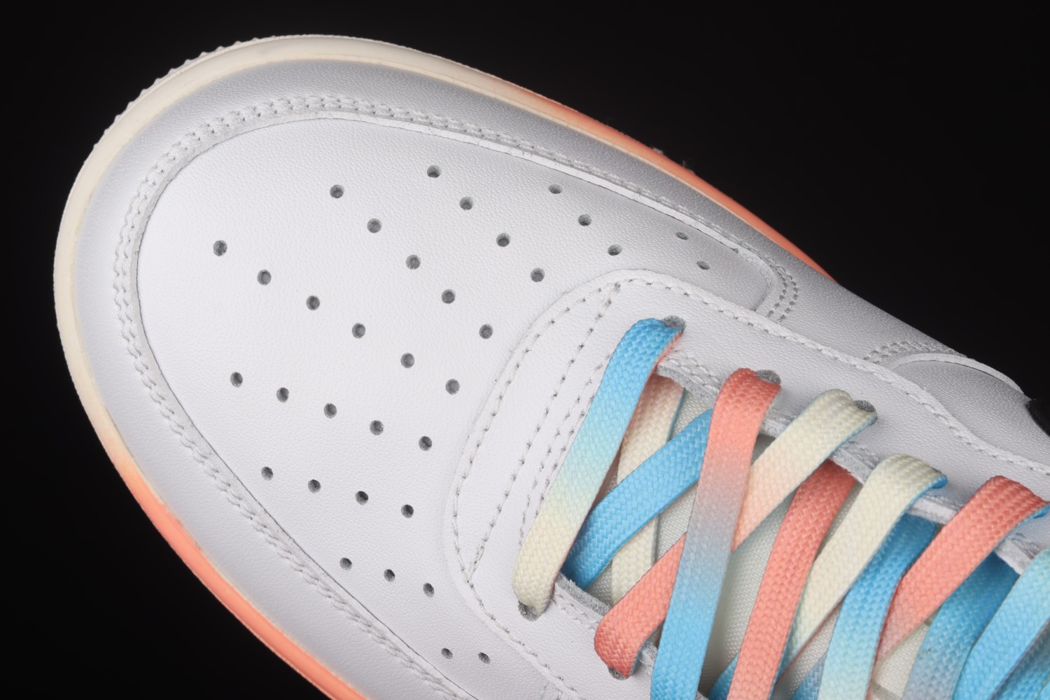 Nike Air Force 1 07 Low White Pink Blue Black DJ4679-101